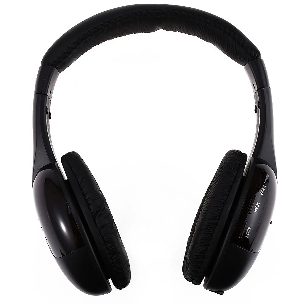 Hi Fi Беспроводные наушники с микрофоном излучатель для fm радио MP3 чат онлайн