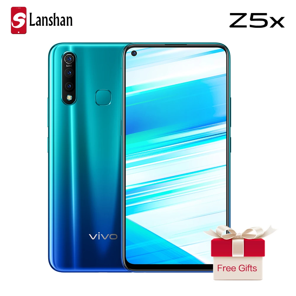 Vivo Z5x мобильный телефон 6 53 &quotэкран ГБ ОЗУ 128 Гб ПЗУ Восьмиядерный процессор