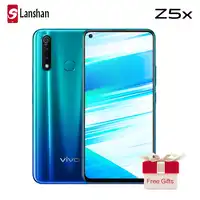 vivo Z5x Mobile Phone 6.53" Screen 6G RAM 128G ROM Snapdragon710 Octa Core Android9 5000mAh Big Battery Quick Charge Smartphone