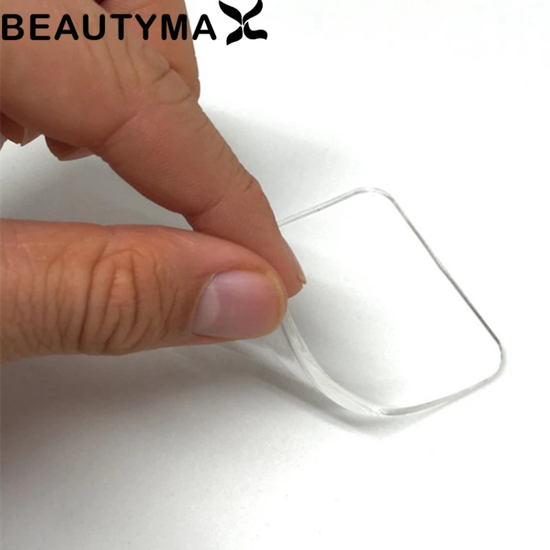 

No Glue Clean Silicone Pad Phone Holder Invisiable Clear Soft TPU Car Phone Holder Mount Sticky Rubber Tablet Wall Holder