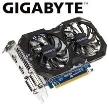 Gigabyte графическая карта gtx 750 ti GV-N75TOC2 работает на NVIDIA GeForce GTX 750 Ti графический процессор 2 Гб GDDR5 128-бит для pc Gamer видеоигры карты
