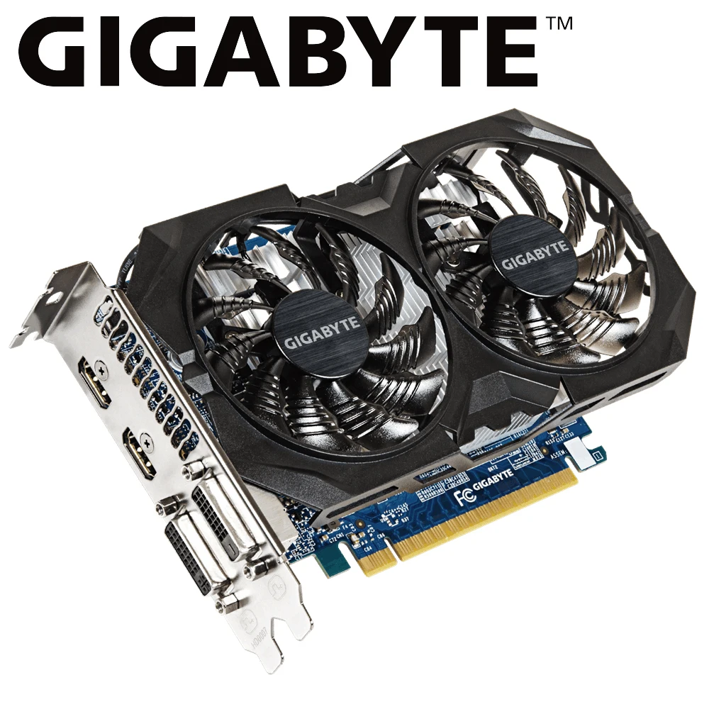 

Gigabyte graphic card gtx 750 ti GV-N75TOC2 Powered by NVIDIA GeForce GTX 750 Ti GPU 2GB GDDR5 128-bit for pc gamer video card