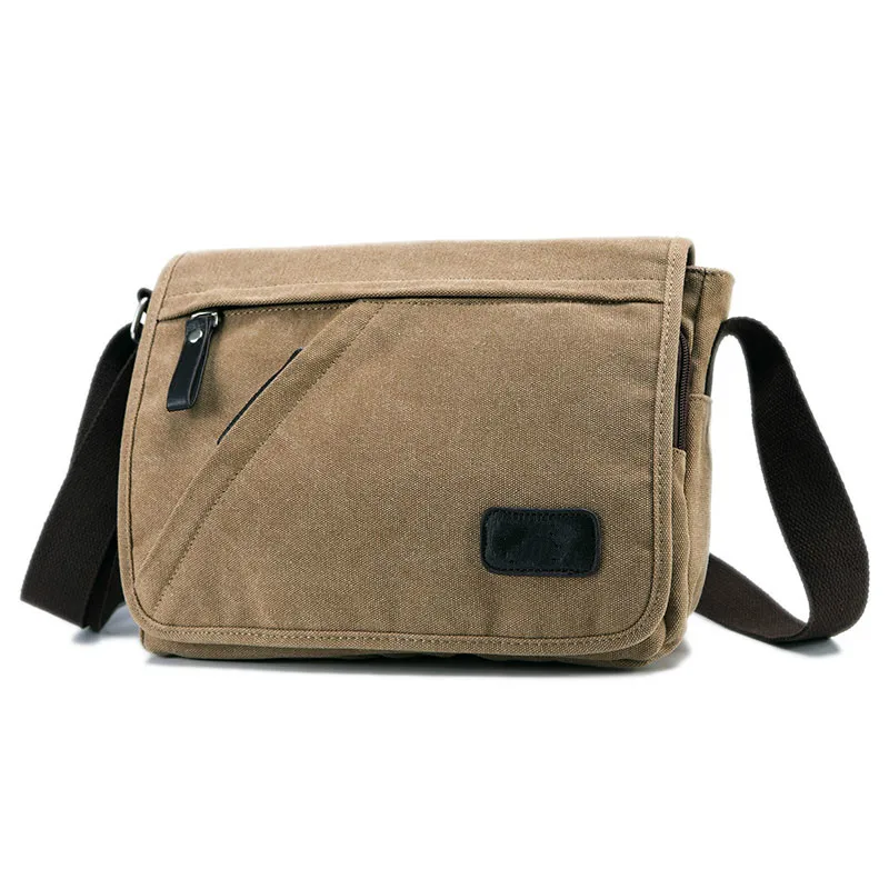 High Quality Men Canvas Bag Casual Travel Men's Crossbody Bag Luxury