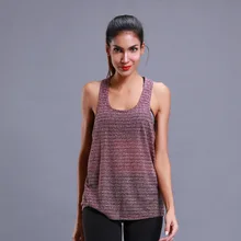 Sportswomen рубашки без рукавов тонкие свободные спортивный фитнес-жилет femme бег топик для йоги Сексуальная однотонная майка с круглым вырезом упражнения Спортивная