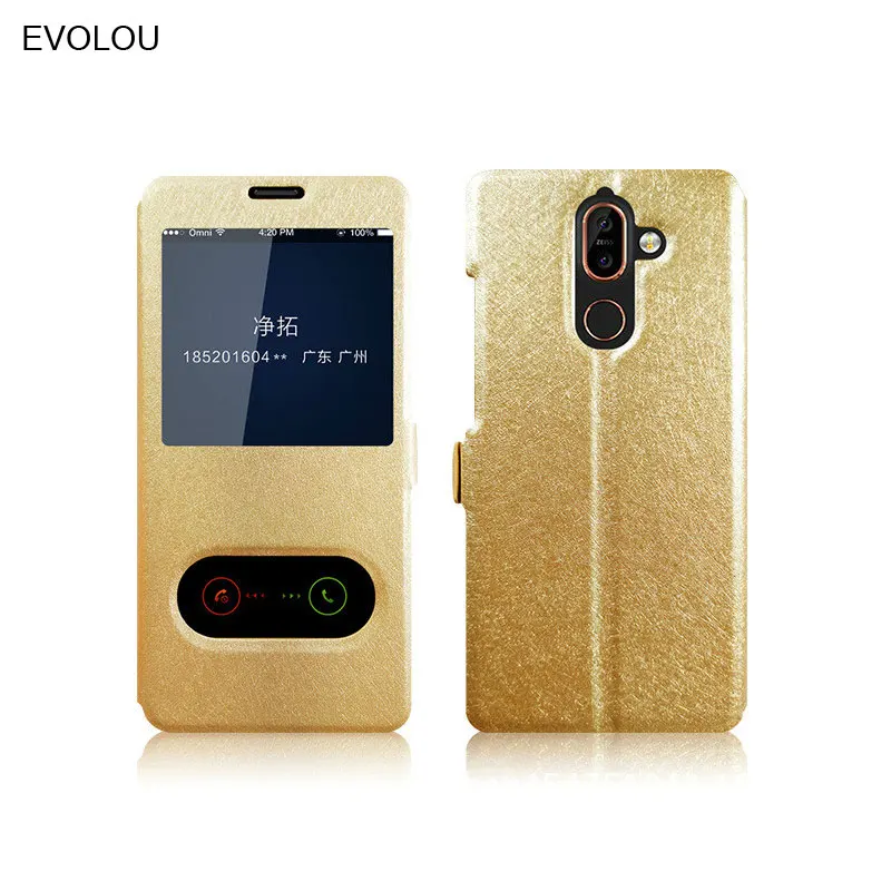 

Magnetic Flip Cover For Nokia 5.1 7.1 Plus 6.1 2018 Case View Window Flip Leather Case for Nokia 6 2018 X7 Phone Bag Cover Funda