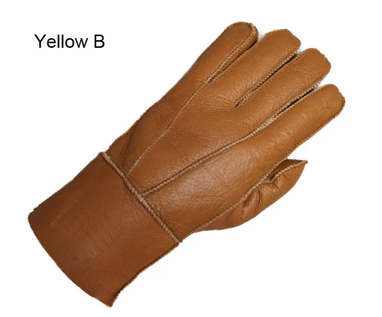 Russian Winter Super Warm Gloves Men Genuine Sheep Fur Mittens Male Outdoor Driving Motorcycle Gloves Soft Warm Windproof Gloves best winter gloves for men