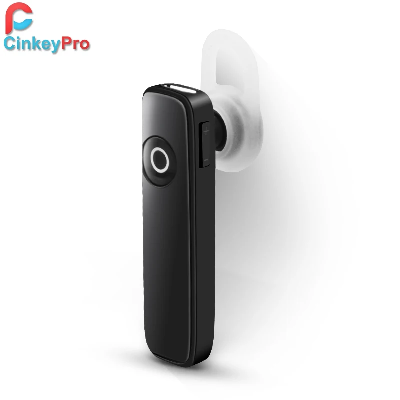 

CinkeyPro Wireless Headphone Bluetooth 4.1 Headset Built-in Mic with Secure Hook Headphones Business Style Phone Earphone