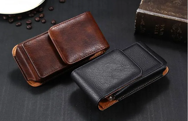 Rotary Holster Belt Clip Mobile Phone Leather Case Pouch