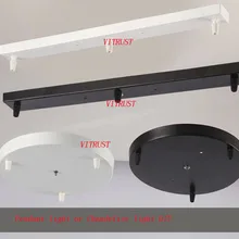 Круглая Потолочная пластина, балдахин, пластина для люстры, лампа, база, прямоугольная, DIY лампа, аксессуары для веревки, подвесной светильник