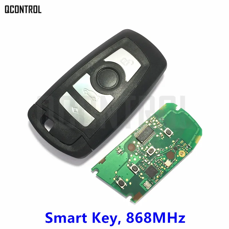 QCONTROL смарт-ключ автоматический пульт 868 МГц для BMW 1 3 5 7 серии контроллер блокировки CAS4 CAS4+ система с ключом