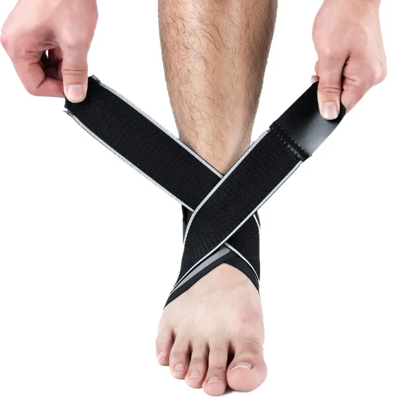 Professional Sports Ankle Support Strap Bandage Basketball Football Adjustable Ankle Guard Sleeve Protectot Safty Ankle Brace