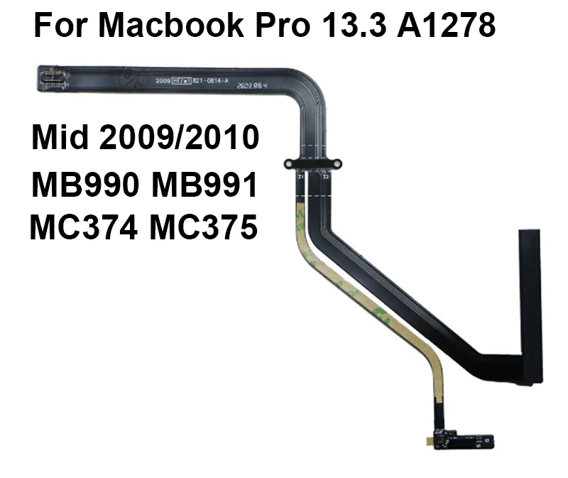 Новый гибкий кабель для жесткого диска 821 0814 A Macbook Pro 13 дюймов A1278 HDD Sata Mid 2009/2010 MB990