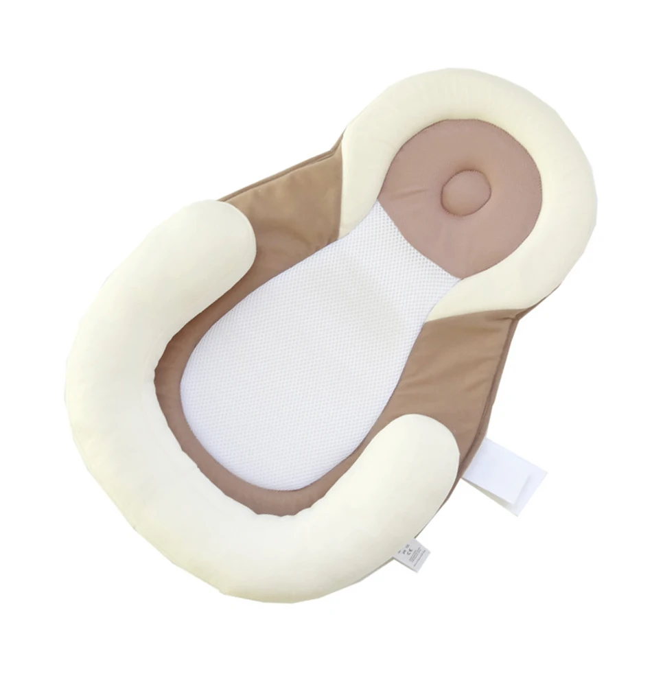 Новорожденный Младенец Анти-опрокидывание Подушка портативная детская кроватка со штампами подушка для защиты головы ребенка подушка для