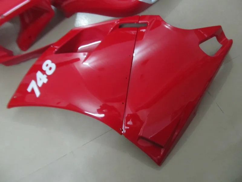 Комплект обтекателей DUCATI Mold для 748 996 998 03 04 05 916 2003 2005 красные белые Обтекатели + 7