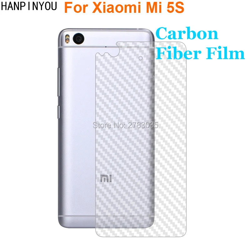 Для Xiaomi Mi 5S M5S Mi5s 5 15 &quotпрочная 3D защитная задняя пленка из углеродного волокна с