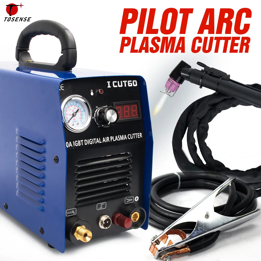 Tosense Pilot Arc Plasma Cutter станок для плазменной резки HF 220v 60A работает с ЧПУ ICUT60P Tosense Pilot Arc Plasma Cutter станок для плазменной резки HF 220v 60A работает с ЧПУ ICUT60P