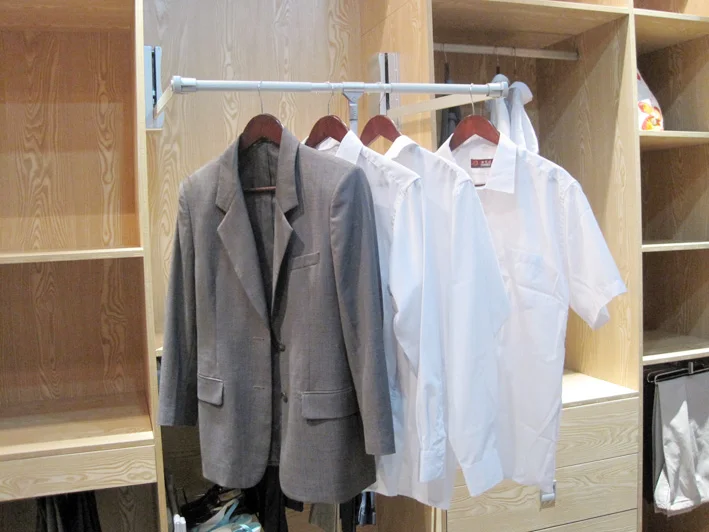 Cloakroom Lifts Clothes Rail Multi Function Clothes Hanger Pull