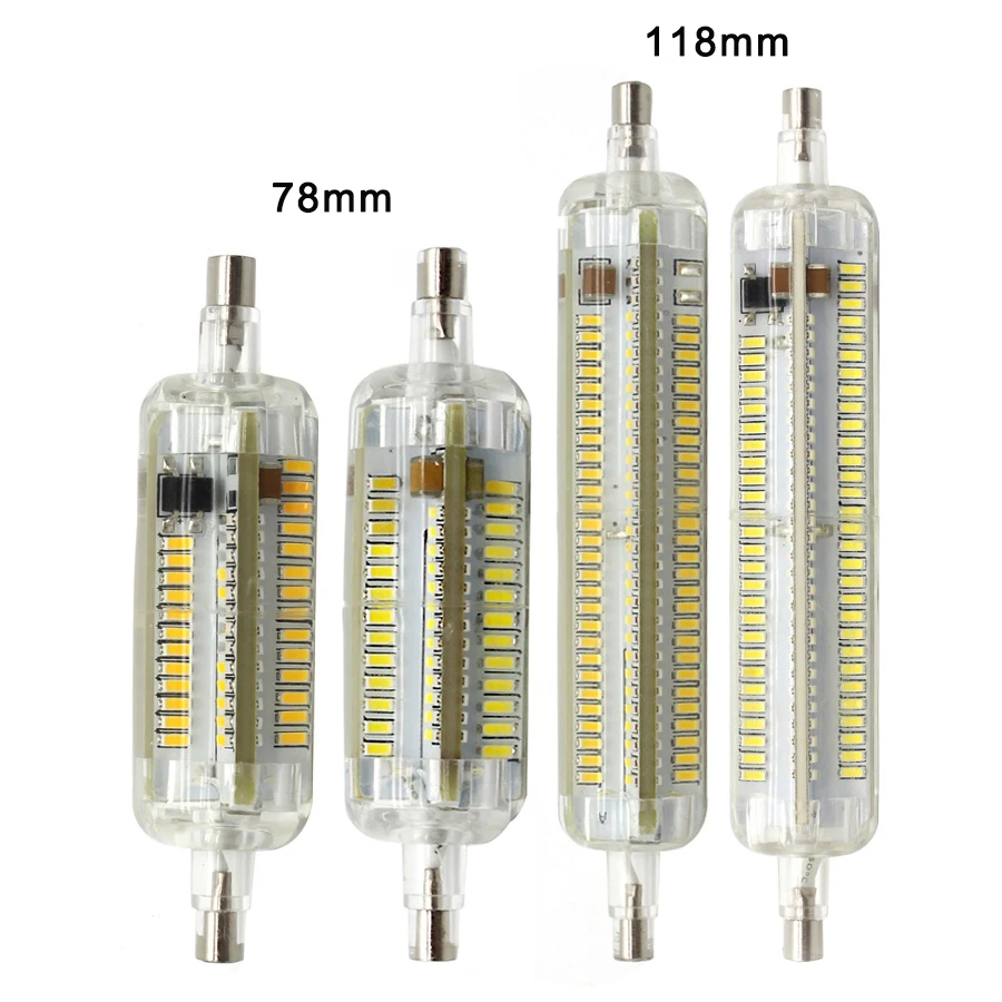 Lâmpadas Led e Tubos silicone levou luz r7s 5 Function1 : R7s Led Capsule Light Bulbs