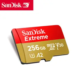 Sandisk флешка карта памяти Micro SD карта 256 Гб мicro SD, TF флеш-карта Поддержка официальное подтверждение 4 K Full HD кард-ридер