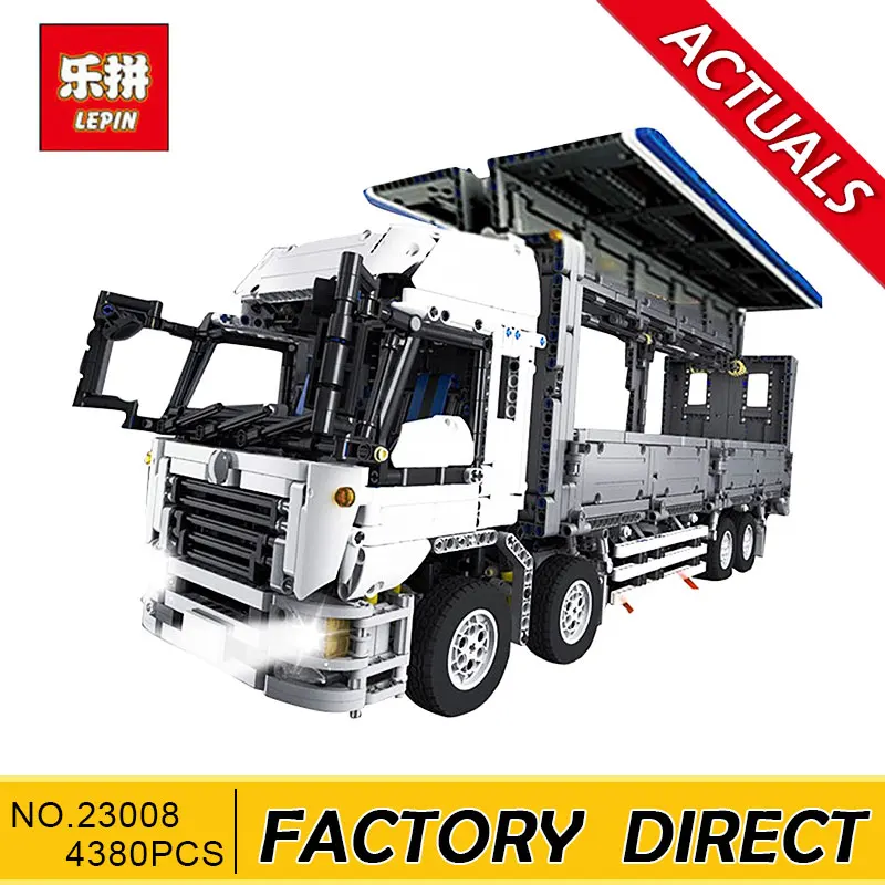 

Lepin 23008 4380Pcs New Technical Series The MOC Wing Body Truck Set 1389 Educational Building Block Bricks Children Toys Gift