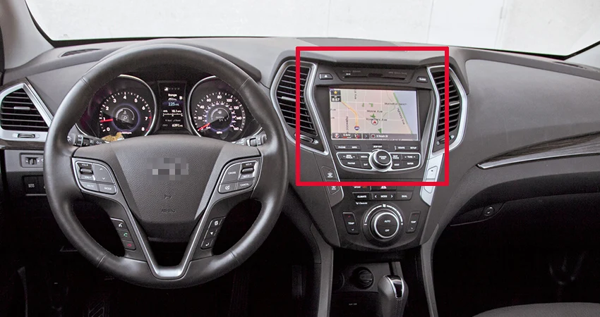 Sale Liislee Android For Hyundai Santa Fe/IX45 2013~2014 Car Navigation GPS Audio Video Radio Stereo Multimedia HD Screen Player. 1
