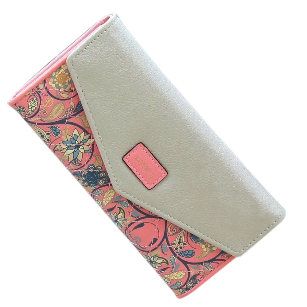 AelicyLuxury, известный бренд, дизайнерский Длинный кошелек, женские кошельки, вечерний клатч, женская сумка, Дамская монета, женский кошелек, Carteras - Цвет: Розовый