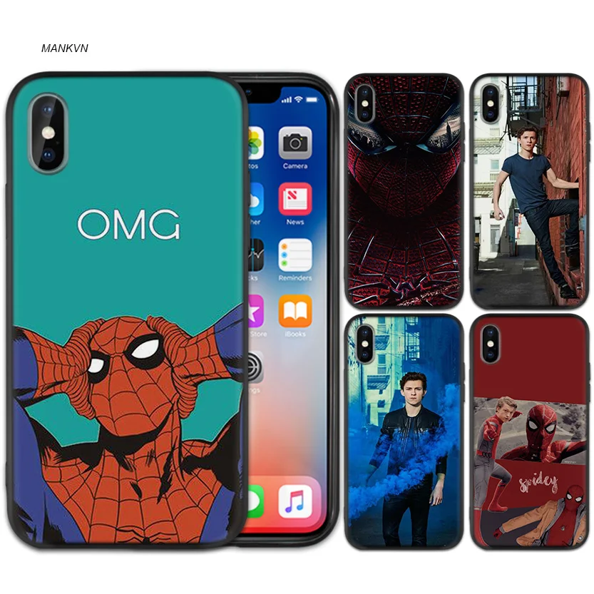 

Case Cover for iPhone XS Max X XR 6 6s 7 8 Plus 5 SE 5S Scrub Silicone Phone Cases Soft Tom Holland