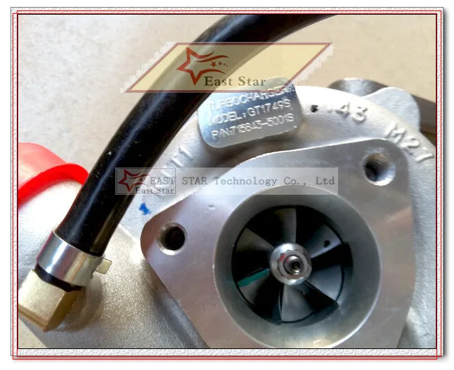 GT1749S 715843 715843-5001S 28200-42600 Turbocharger Turbo For Hyundai Starex H1 H200 H-1 light truck H-100 Van 2.5L D4BH 4D56TCI with Gaskets