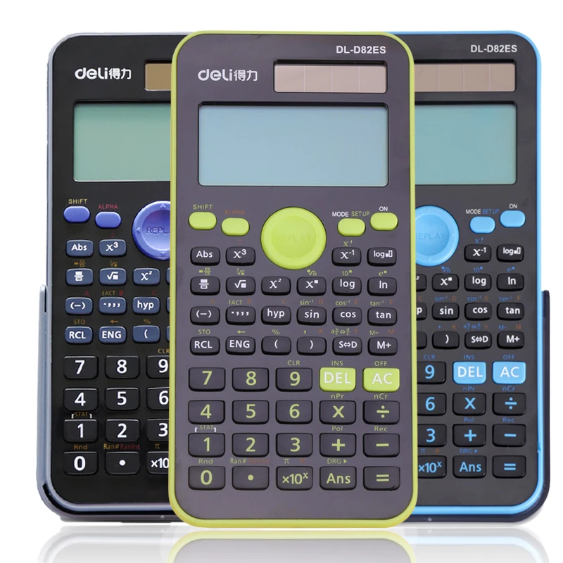 D82ES function scientific calculator mini exam students high solar