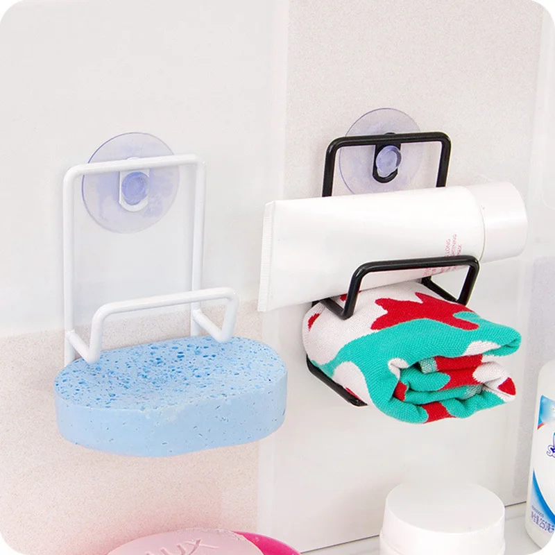 

Sink Draining Brush Sponge Cleaning Cloth Rack Washing Holder Tidy Double Layers Stand Kitchen Supplies