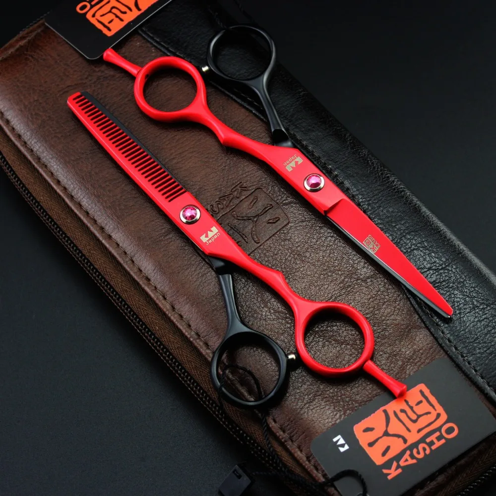 

2016 New KASHO color 5.5 INCH Hair Scissor Set Salon Scissors Set Hairdressing Tools Free Shipping