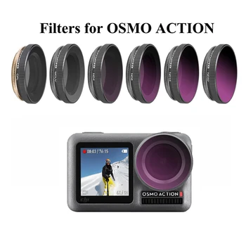

Sunnylife CPL /MCUV/ND 4 8 16 32 64 ND-PL Filters Set diving lens filters kit For DJI Osmo Action camera Accessories