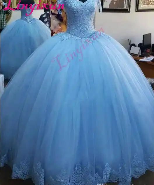 light blue dress 15