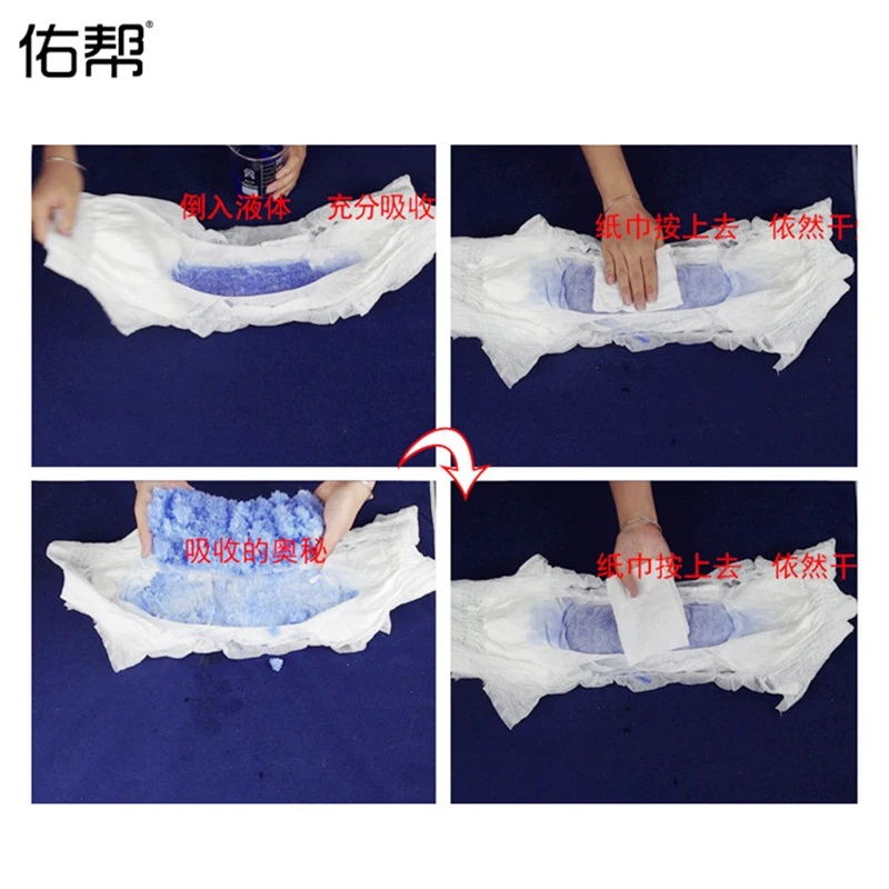 High quality 10pcs Adult pull on pants 1500ml and enlarged XL code underwear type Adult diaper 5