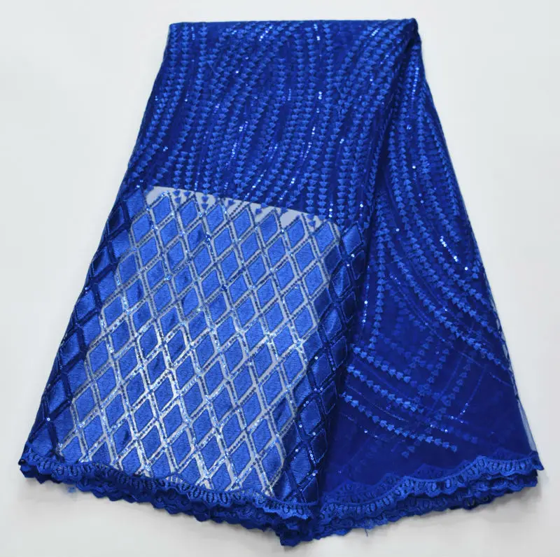 

High Quality Nigeria Lace For Wedding Decoration Available In Red/White/Blue/Yellow African French Lace Fabric With Sequin