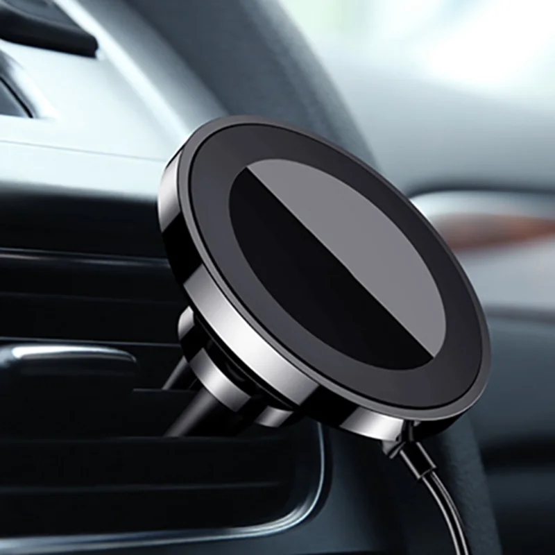 Универсальный автомобильный держатель телефона Магнитная Air Vent клип Поддержка автомобильный держатель телефона Беспроводной быстрой зарядки автомобильные аксессуары для интерьера