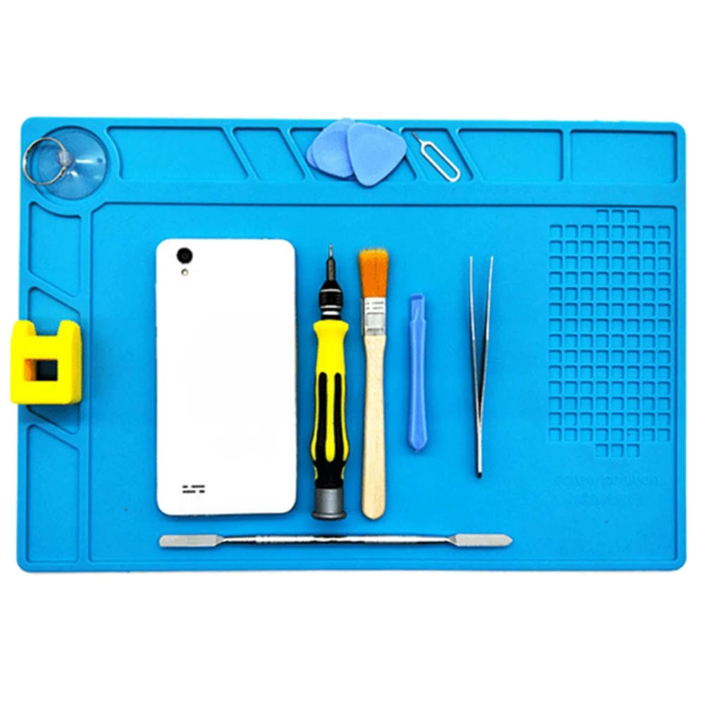 

Magnetic Antistatic Mat Silicone Repair Mobile Phone Insulation Heating Cell Phone Maintenance Platform 34 x 23cm