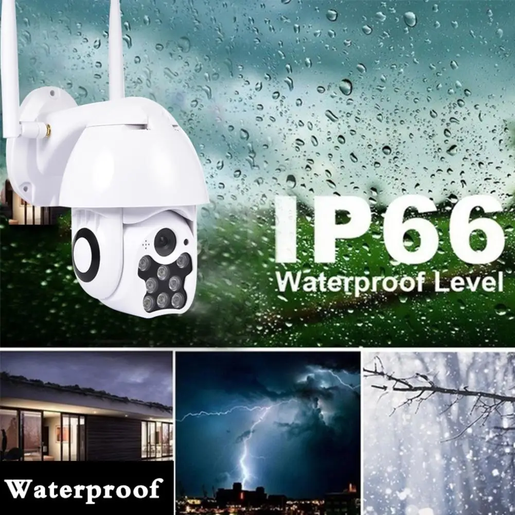 HD 1080P 8LED PTZ Control IP Camera Mini WIFI Outdoor Dome Home Security IP Camera Wireless CCTV Onvif Waterproof Night Vision