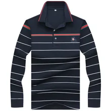 Зона джунглей высокого качества 3D вышитая рубашка поло Повседневная рубашка поло мужская рубашка поло с длинными рукавами новая полосатая Мужская поло 8809