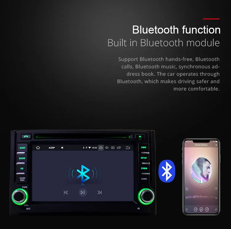 Clearance TOPBSNA Android 9.0 2 Din Car DVD Player For Hyundai H1 Grand Starex iLoad 2007-2015 GPS Navigation Car Radio Stereo WIFI Auto 6
