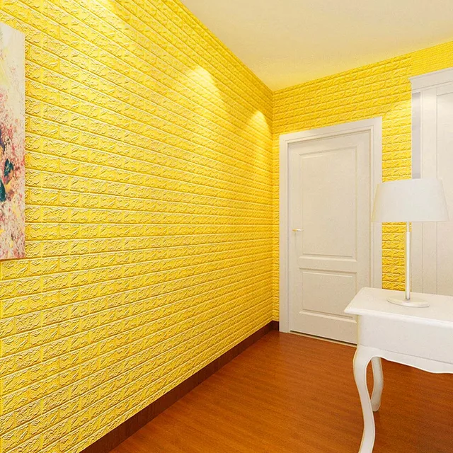 PE Foam 3d wall stickers brick Wallpaper DIY vintage home decor ... PE Foam 3d wall stickers brick Wallpaper DIY vintage home decor ...