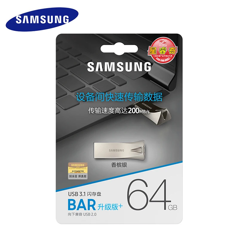 

SAMSUNG USB Flash Drive Disk 32G 64G 128G USB3.1 Pen Drive Tiny Pendrive Memory Stick Storage Device U Disk Mini Flashdrive