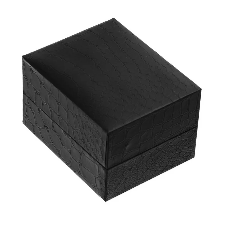 LASPERAL 1PC Black Red Paper Jewelry Box Geometric Gift Boxes For