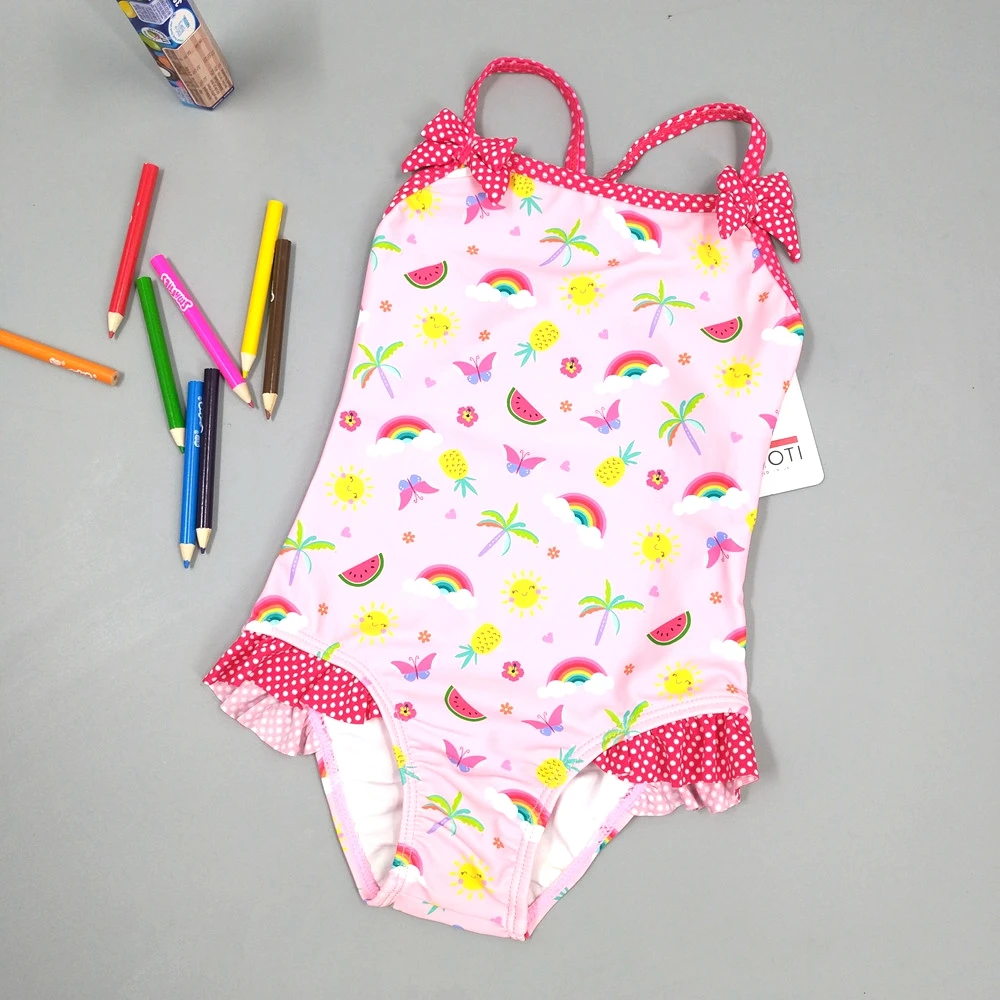 18M 3T Baby Girls Swimwear Girls Swimsuit bathing suit Kids One Piece