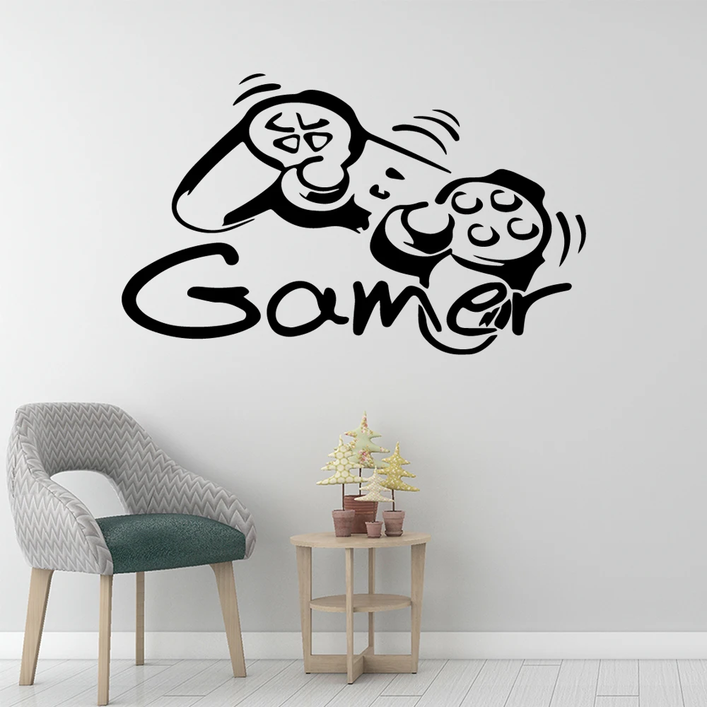 

Delicate Gamer Wall Sticker Removable Self Adhesive Watercolo For Baby Kids Rooms Decor Diy Pvc Home Decoration Accessories