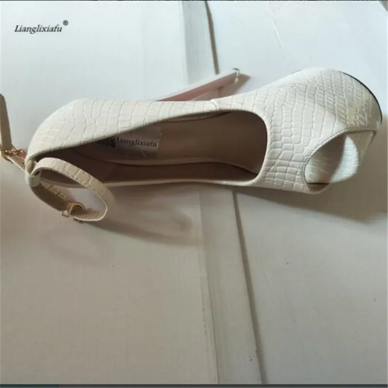 Женские туфли лодочки с ремешком на щиколотке высоком каблуке 19 см|wedding pumps|brand