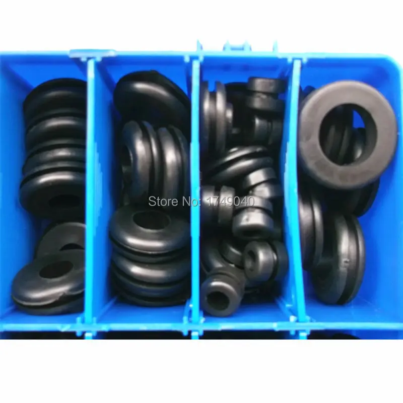New 250pcs Rubber Grommet Hole Plug Electrical Wire Wiring Fastener Sealing Gasket Assortment Kit Contains 18 Sizes For Home Use (2)