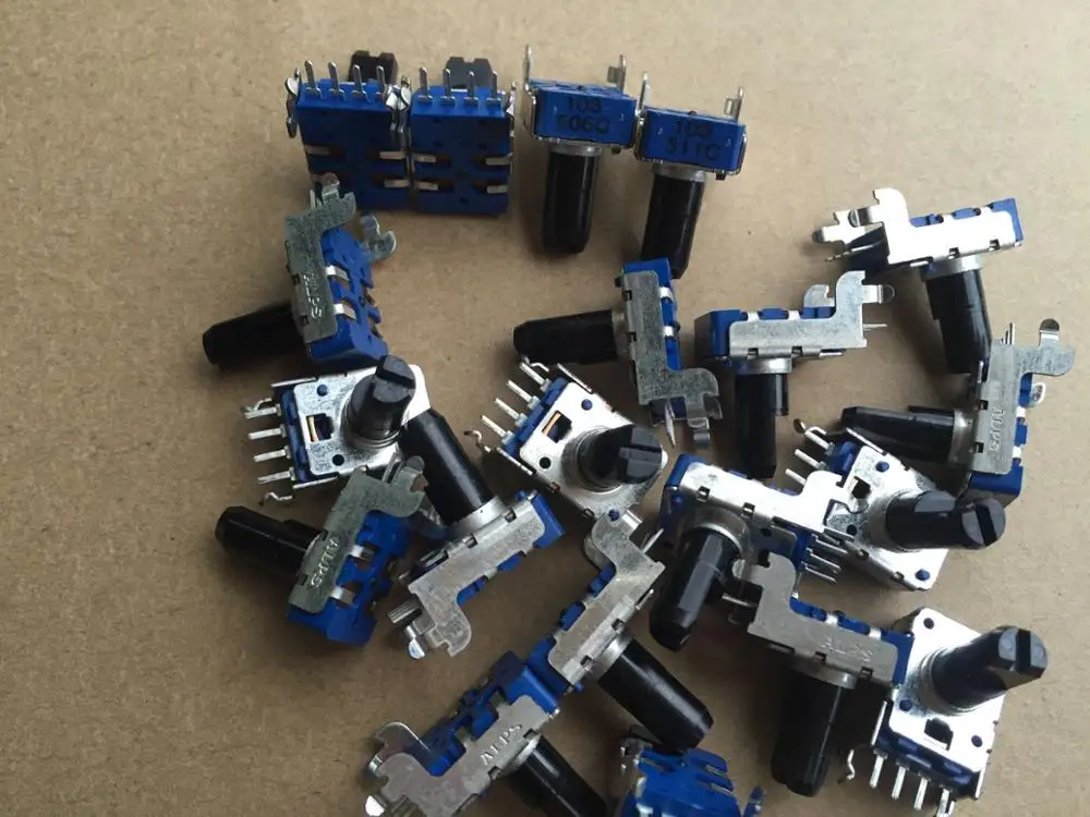 

2PCS/LOT ALPS alpine RK11 potentiometer 10K axis long 13MM