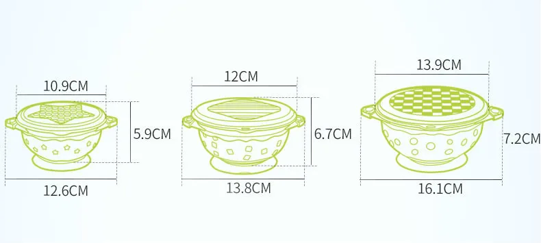 3 шт./компл. детские столовые принадлежности Комплектная посуда всасывания чаша с емкостью для детского питания детский обеденный Кормление чаши посуда
