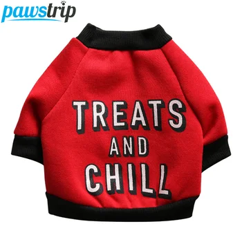 

Autumn Winter Dog Coat Cotton Fleece Warm Puppy Clothes Shirt Soft Pet Yorkie Clothing For Small Dogs